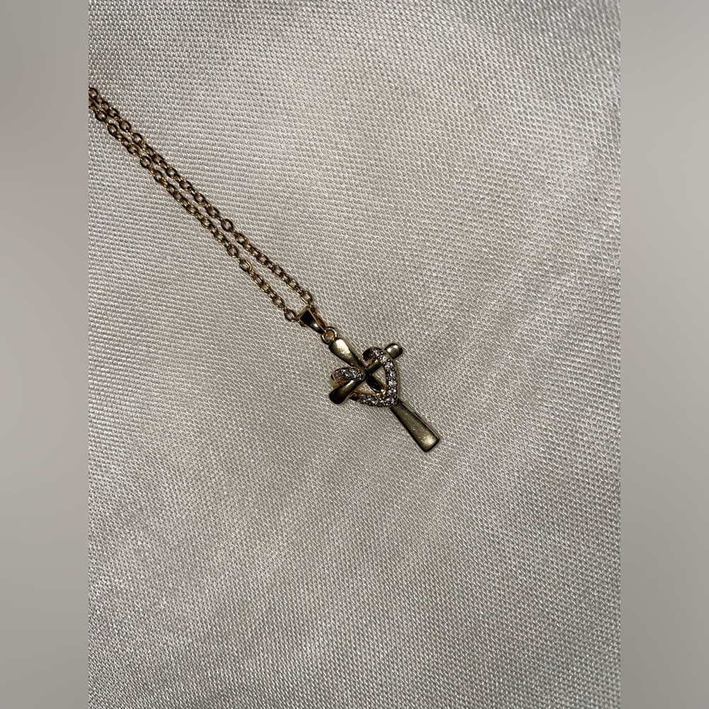 B. Collective Gold “God Is Love” Pendant Necklace (Boutique) | SAMPLE SALE